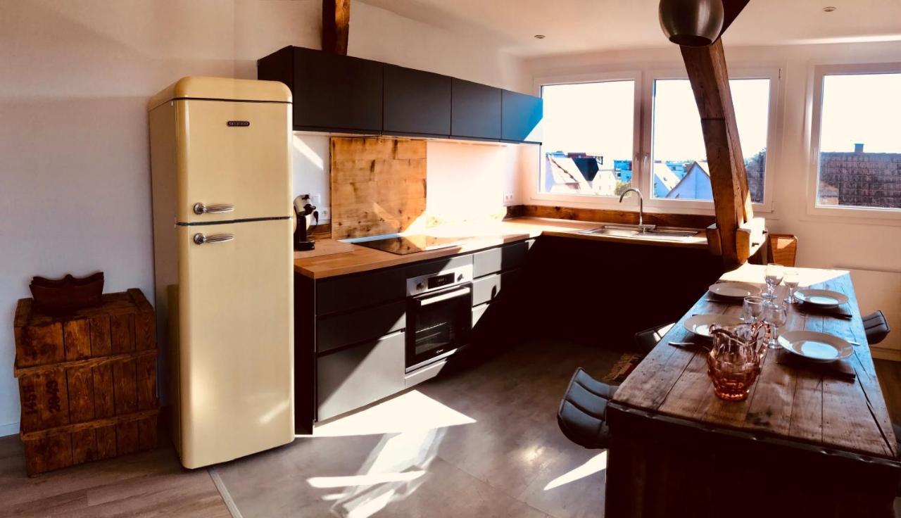 Appartement Chaleureux Et Lumineux Avec Vue ! Au Centre Alsace ซิลิสตาต์ ภายนอก รูปภาพ